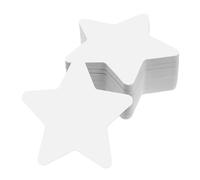 MOKKHNB 100 Pezzi Stelle Carta Bianche Mini Sagome Stellari Decorazioni Scrivibili per Bacheche Aula Progetti Fai da Te