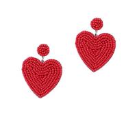 MOKKHNB 1paio Orecchini Cuore Pendenti Per Donne Accessori Di Gioielleria Per Orecchini Lunghi Stile Boho Per Ragazze e Anniversari