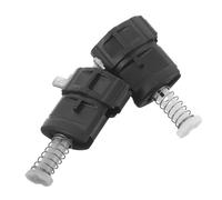 MOKKHNB 2 Pezzi Ricambio Valigia Regolabile in PVC con Blocco Sicurezza Antiritractione Telescopico per Accessori per Riparazione e Regolazione Altezza