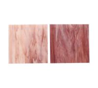 MOKKHNB 2 Pezzi Vetro Colorato per Mosaico Kit Multifunzione per Arte e Decorazioni Stile Bello Adatto per Cattedrale e Artigianato Fai da Te