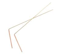 MOKKHNB 2pezzi Bacchette Rabdomanti in Rame Per Ricerca Tesori Strumento Leggero Portatile Per Rilevamento Acqua e Fantasmi Bacchette Da Rabdomante Durature