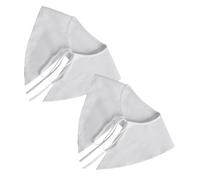 MOKKHNB 2pezzi Colletto Finto Da Donna Elegante Per Camicette e Maglioni Adatto Per Primavera e Autunno (bianco)