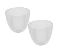 MOKKHNB 2pezzi Tappi Protettivi Trasparenti Per Tappi Ricambio Per Bottiglie Latte in Sigilli Per Coperture Bottiglia e Viaggi