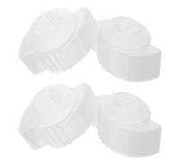 MOKKHNB 4 Pezzi Copridita Luminoso in Silicone Antiscivolo per Pomello | Manicotto Rotondo Rilievo Fine, Installazione Semplice, per Stanze Buie e Cucina, Presa Morbida