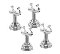 MOKKHNB 4 Porta segnaposto: Piccoli Supporti in Metallo - Clip Portatili per centrotavola, ricevimenti di Matrimonio, Feste, riunioni, Eventi sociali, Colore Argento