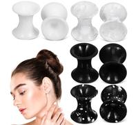 MOKKHNB 8 Pezzi Dilatatori Auricolari Silicone Tunnel Auricolari per Piercing Adatti per Estensori per Orecchie con Design e Versatile