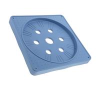MOKKHNB Base Porta Bombola di Propano con Ruote Mobili in Plastica Resistente, Supporto Stabile e Sicuro per Serbatoi da 100kg, per Patii e Avventure Bbq