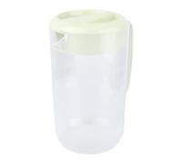 MOKKHNB Caraffa in Plastica Trasparente da 4000ml con Coperchio e Manico Comodo, Grande Capacità per Negozi di Tè al Latte e Uso in Caffetteria
