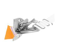 MOKKHNB Cartella per Orli Macchina da Cucire Attrezzo per Piegare e Rifinire Bordi Accessorio Robusto per Cucito per Orli Rotondi Maniche e Colletti Facile da Usare