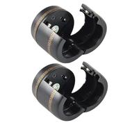 MOKKHNB Chiusura Per Bottiglia Di Vino e Whisky Lucchetto a Combinazione a 3 Cifre, Di Sicurezza Per Bottiglia Sottovuoto, Protezione Senza Chiave Per Uso Domestico e Ristorazione, Set Da 2 Pezzi Nero