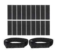 MOKKHNB Cinturini Antiscivolo Regolabili per Stivali Neri in Poliestere, Riutilizzabili e Delicati, Accessori Eleganti per Prevenire la Caduta degli Stivali