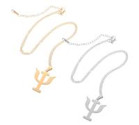 MOKKHNB Collana Pendente a Forma di Candelabro in Acciaio al Titanio, Set da 2 Pezzi per Coppie e Migliori Amici, Design Minimalista e Incisioni Personalizzate