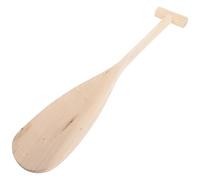 MOKKHNB in Legno 19.5 Pollici per Bambini Remo Ergonomico per Barche Leggere Stabile e Resistente per Attività Acquatiche su Laghi e Fiumi