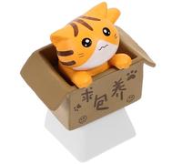 MOKKHNB Keycap Personalizzato per Tastiera Meccanica Pbt Arancia Profilo R4 per DIY e Premi di Gioco Design Gatto Unico e Decorativo