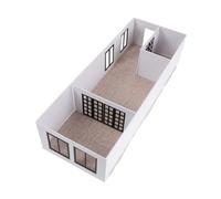 MOKKHNB Kit di Montaggio Artigianale di Appartamento con Sezioni Interne in Scala per per Hobby e Decorazioni