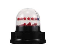 MOKKHNB Macchina da Gioco Elettrica per Lotteria Mini Nera in Plastica con Regole Semplici per Feste e Giochi di Gruppo Compatta e Portatile