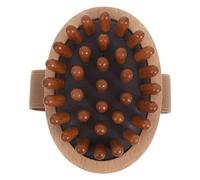 MOKKHNB Massaggiatore per Chioma in Legno Cuscino ad Aria, Spazzola Massaggiante per Scalpo e Schiena, Stimolazione Meridiana e Sollievo Dalla Fatica, per Uso Domestico in Viaggio