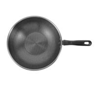 MOKKHNB Padella Antiaderente in Acciaio 32 CM Padella Piccola per Uova e Colazione Pentola per Friggere Rivestimento a Nido D’Ape Resistente alla Corrosione per Cucine Compatte