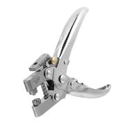 MOKKHNB Pinza Fustellatrice Multiuso in Metallo per Pelle e Cinture Punzone per Cuoio e Cartone Strumento Professionale con Doppia Leva per Te e Riparazioni