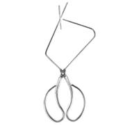 MOKKHNB Pinze per smaltatura Ceramica in Acciaio Inossidabile, Morsetto per Immersione Profonda in Ceramica, Strumenti per Modellare l'argilla, pinze per l'applicazione dello Smalto, Strumenti