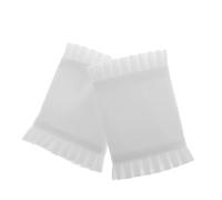 MOKKHNB Polsini Finti da Donna in Cotone Bianco Volant e Perle, Stile Lolita Semplice e Versatile per Eventi Speciali e Uso Quotidiano, 1 Paio di Maniche False Eleganti