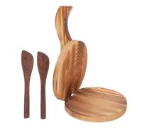 MOKKHNB Pressa per Ravioli in Legno Sensazione Confortevole e Funzionamento Semplice, Strumento per Crimpatura e Preparazione di Vari Biscotti in Cucina