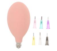 MOKKHNB Set di Strumenti per Ceramica con 6 Punte Ago in Gomma e Metallo, Applicatore di Precisione per Pittura e Decorazione, per Modellazione e Restauro Ceramico