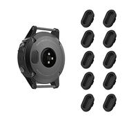 MoKo 10 Confezioni Dust Plug Compatibile con Garmin Fenix 8/E/7/7S/7X/6/6S/6X/5/5S/5X/Vivoactive 6/5/3/4/Forerunner 45/55/245/745/945/Venu 2/Instinct/3, Silicone Charger Port Protector Anti Dust Caps