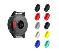 MoKo 10 Tappi di Protezione Antipolvere compatibili con Garmin Fenix 7/7S/7X/6/6S/6X/5/5S/5X/Vivoactive 3/4/4S/Forerunner 45/245/Venu 2, Protezione per Porta Caricabatterie in Silicone, Colore A