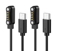 MoKo 2 Pack Cavo di Ricarica USB-C per PLAUD Note AI, Cavo di Ricarica Veloce da 3,3 piedi Caricatore di Ricambio Plaud per Note Pro AI Voice Recorder, Nero