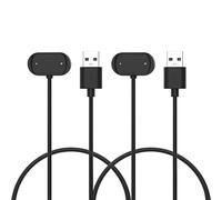 MoKo 2 Pezzi Caricatore Compatibile con Amazfit GTR 4/4 Pro, GTR 3/3 Pro, GTS 4, GTS 3, Cheetah, T-Rex 2, T-Rex Ultra - Caricabatterie Magnetico con Cavo di Ricarica USB da 100 cm, Nero