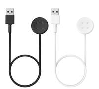 MoKo 2 Pezzi Caricatore Compatibile con Google Pixel Watch 3/Pixel Watch 2 Smartwatch, Caricabatterie Magnetico con Cavo di Ricarica USB da 1M per Fitbit Ace LTE/Versa 4/Versa 3/Sense 2/Sense, N+B