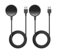 MoKo 2 Pezzi Caricatore Compatibile con Samsung Galaxy Watch 7/Ultra/FE/6/6 Classic/5/5 Pro/4/4 Classic/3/Active 2/Active, Caricabatterie Magnetico con Cavo di Ricarica USB da 100cm
