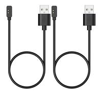 MoKo 2 Pezzi Caricatore Compatibile con Xiaomi Redmi Watch 3/2 Lite/Redmi Smart Band Pro/Mi Band 7 Pro, Caricabatterie Magnetico con Cavo di Ricarica USB da 100cm, Nero