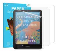MoKo 2 Pezzi Pellicola Anti-Riflesso + 1 Vetro Temperato per Kindle Paperwhite 7'' 12ª Generazione 2024 e Kindle Colorsoft 2024 & 2025, Anti-Bolle, Anti-Graffio, Durezza 9H, Ultra Trasparente HD