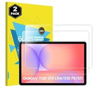 MoKo 2 Pezzi Pellicola Protettiva per Samsung Galaxy Tab S10 Lite/S10 FE/S9 FE 5G 10,9" e S11/S9 11", Vetro Temperato Durezza 9H, HD Trasparente, Ultra Resistente, Compatibile con Custodie