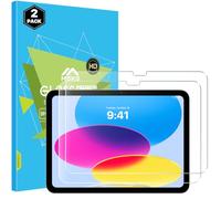 MoKo 2 Pezzi Pellicola Vetro Temperato Compatibile con iPad 11/10 Generazione 2025/2022, Durezza 9H Vetro Pellicola Protettiva per Nuovo iPad 11"/10.9", Anti Graffio,Trasparente