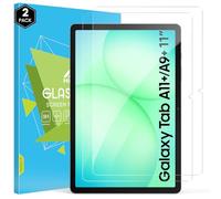 MoKo 2 Pezzi Vetro Temperato compatibile con Samsung Galaxy Tab A11 Plus/A11+ 11 Inch 2025, Premium HD Pellicola Protettiva Schermo con Rivestimento Oleorepellente compatibile con Galaxy Tab A9+