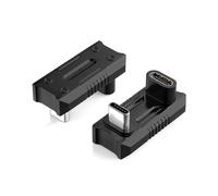 MoKo [2 PZ] Adattatori USB 180 Gradi, Connettore USB-C Maschio a USB Femmina a Forma di U con Ricarica Rapida 240W, USB Type C per ROG Ally Steam Deck Switch computer portatile tablet cellulare, Nero