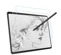 MoKo 2 PZ Carta Proteggi Schermo per Samsung Galaxy Tab S10 Plus/Tab S9 FE Plus 5G 2023/S9 Plus/S7 FE 5G/S8 Plus 2022/S7 Plus 12.4", Scrittura Come su Carta per S-Pen, Pellicola Antiriflesso, Opaco