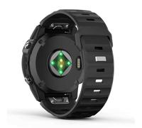 MoKo 26mm Cinturino per Orologio Compatibile con Fenix 7X Pro/7X/6X Pro/6X/5X/5X Plus/3/Descent MK2i/Instinct 2X, Cinturino in Silicone Ispessito, Cinturino Sportivo di Sostituzione, Nero