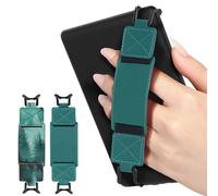 MoKo 2PC Cinturino di Sicurezza per 6-8" eReaders Fire Tablet-Kobo/Voyaga/Lenovo/Sony Kindle E-Book Tablet, Cinturino da Mano Versatile ad Alta Elasticità Supporto Antiscivolo, Smeraldo+Verde Foresta
