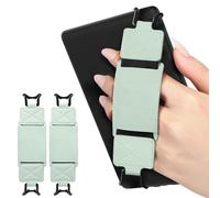 MoKo 2PC Cinturino di Sicurezza per 6-8" Kindle eReaders Fire Tablet - Kobo/Voyaga/Lenovo/Sony Kindle E-Book Tablet, Cinturino da Mano Versatile ad Alta Elasticità Supporto Antiscivolo, Verde Agave