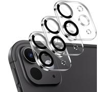 MoKo 3PZ Protezione Obiettivo Fotocamera per iPad Pro 11 Pollici/iPad Pro 13 Pollici M4/M5 2024/2025, 9H Pellicola Protettiva per Obiettivo Fotocamera in Vetro Temperato Resistente ai Graffi