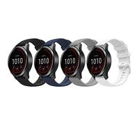 MoKo 4 cinturini compatibili con Garmin Vivoactive 4/Forerunner 255/255 Music/745/Venu 2/First Avenger/Darth Vader, 22 mm, in morbido silicone, multicolore A