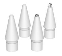 MoKo 4 Pack Punte di ricambio per Apple Pencil, nessuna usura punta fine per Apple Pencil, mix di metallo punte di penna per Apple Pencil 2nd/1st Gen/USB-C/Pro