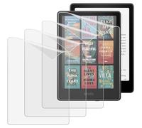 MoKo 4 Pezzi Pellicola per Kindle Paperwhite 7 Pollici 12a Generazione 2024 e Kindle Colorsoft Signature, Pellicola Protettiva Antiriflesso in PET Copertura Totale per Schermo, Opaco