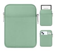 MoKo 6-7" eReader Sleeve Borsa per 7" ereaderColorsoft Signature Edition, Tutti i nuovi 6" ereader 11a Gen 2022/10a Gen. 2019/8a. 2016, 6,8" Paperwhite 11a/10a 2021/2018, Verde Scuro