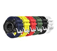 MoKo 6 Pezzi Cinturino Sportivo Compatibile con Samsung Galaxy Watch 3 45mm/Galaxy Watch 46mm/Gear S3 Frontier/S3 Classic, 22mm Cinturino di Ricambio in Silicone Morbido per Uomo Donna, Multicolori C