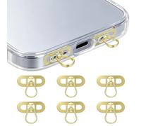 MoKo 6 Pezzi Patch Laterali in Acciaio per Cordino Smartphone